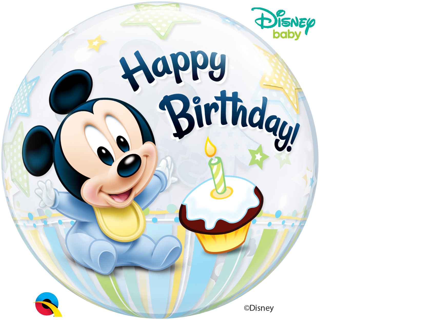 BUBBLES - Disney Mickey Mouse 1st Birthday