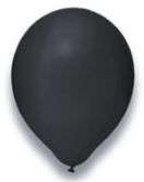 Latex Ballon schwarz
