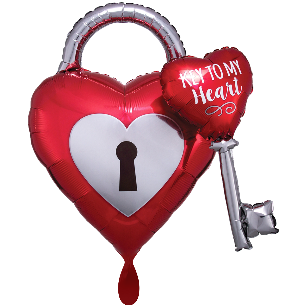 Key to My Heart - Schlüssel zu meinem Herzen 3D - Folienballon  
