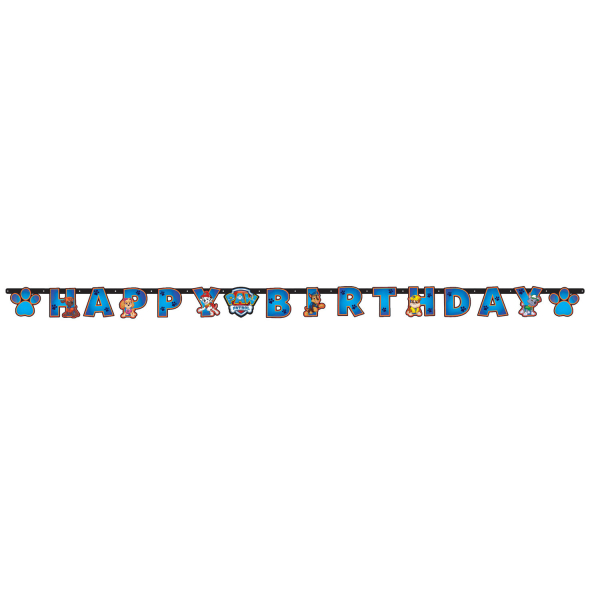 Banner -  Happy Birthday -  Paw Patrol 