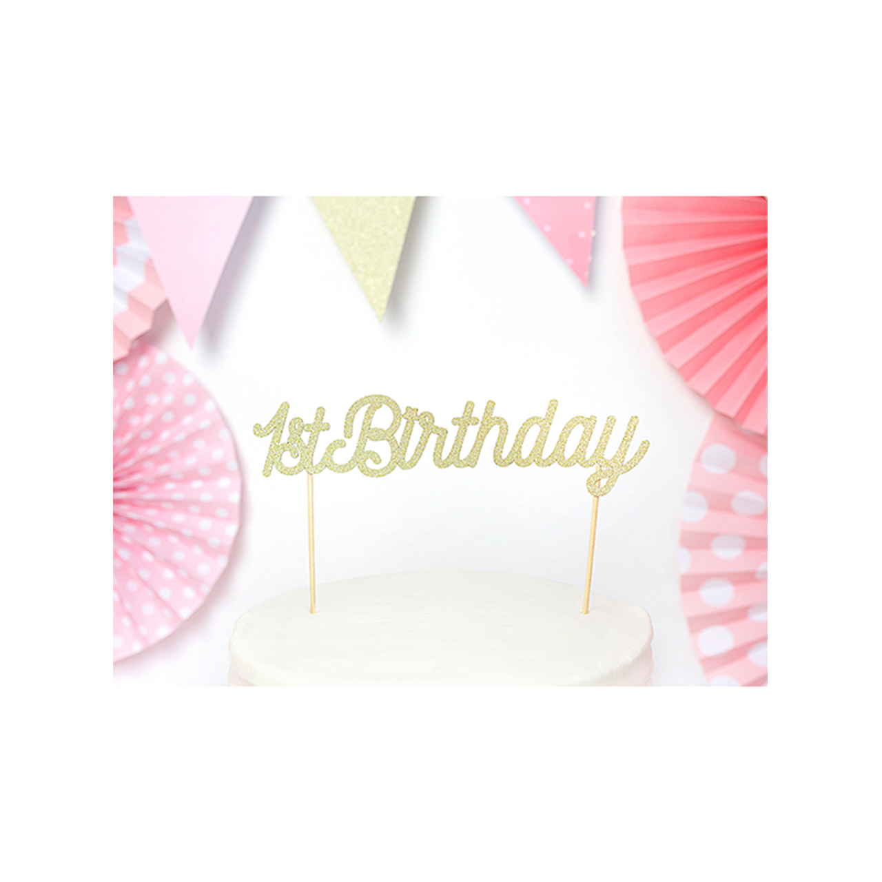 Cake Topper - 1st Birthday