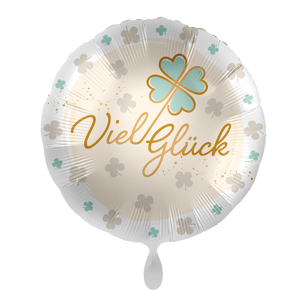 Viel Glück - SATIN Kleeblatt Folienballon